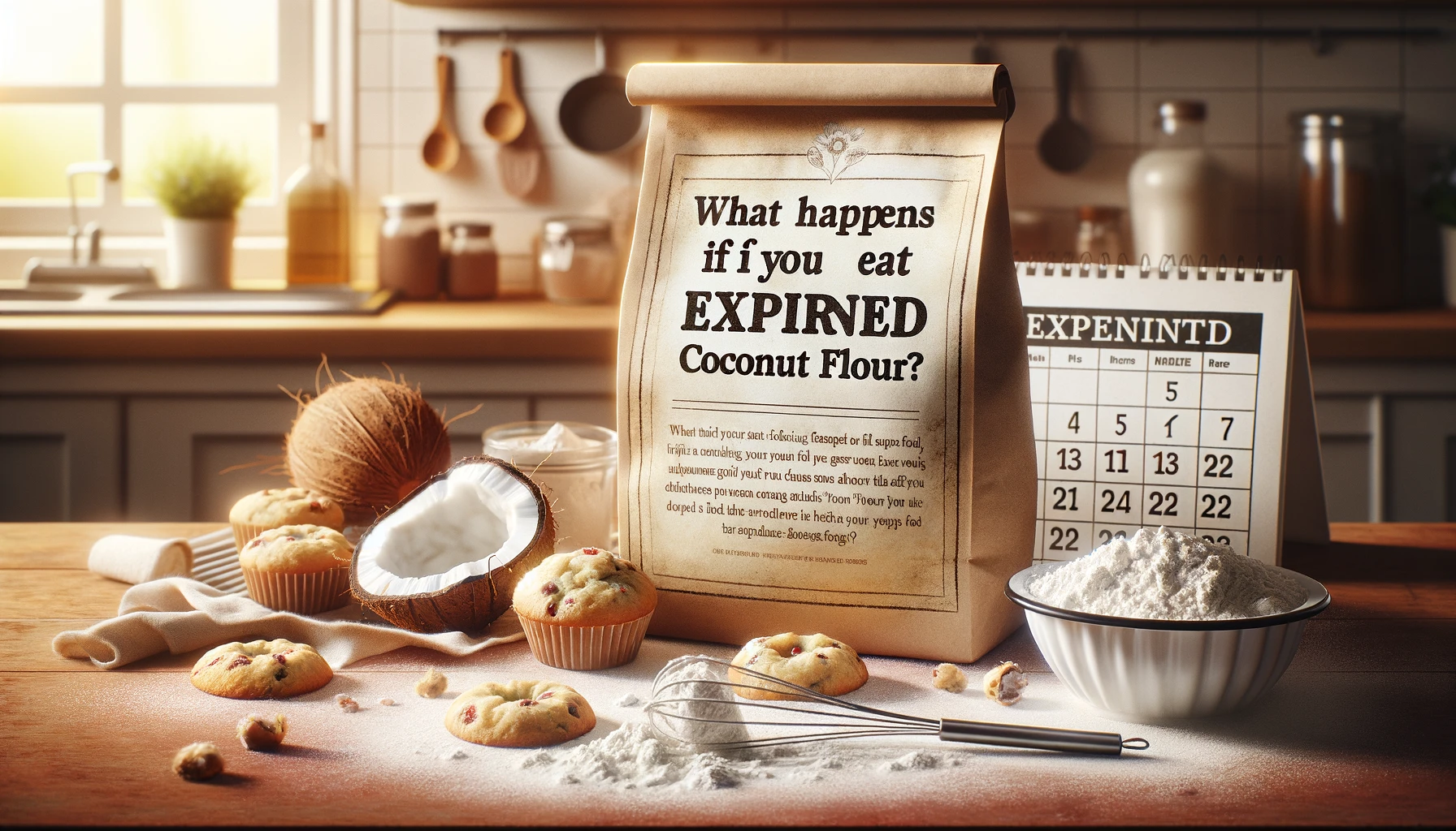 blog featured image for the post about expired coconut flour