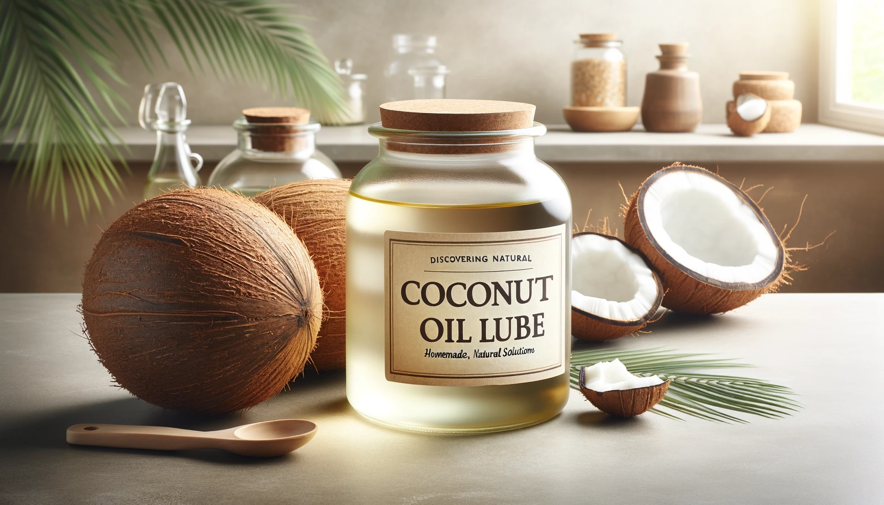 blog featured image for your post about homemade coconut oil lube