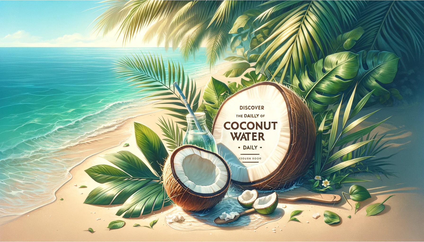featured image for your post about the health benefits of drinking coconut water daily