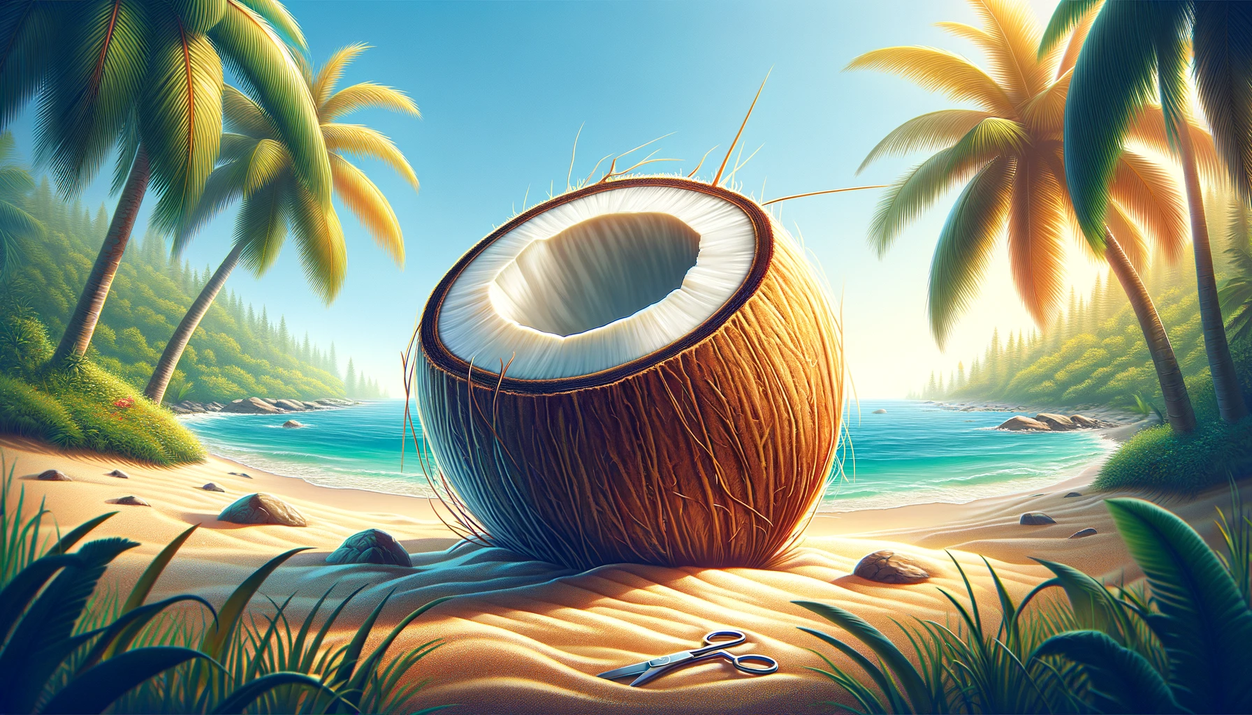 how to open a coconut without tools featured image